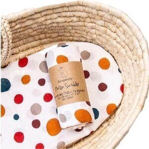 New 100% cotton double ply baby swaddle boy girl 0-36 months